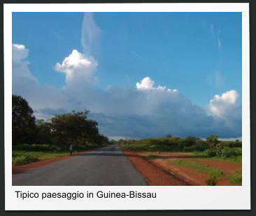 Tipico paesaggio in Guinea-Bissau