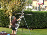 Rotore umano (IK3ESB Tony) in azione