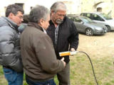 Walter rende partecipi anche Ilario IZ3STA e Libero IK3RBE, delle letture dello strumento.